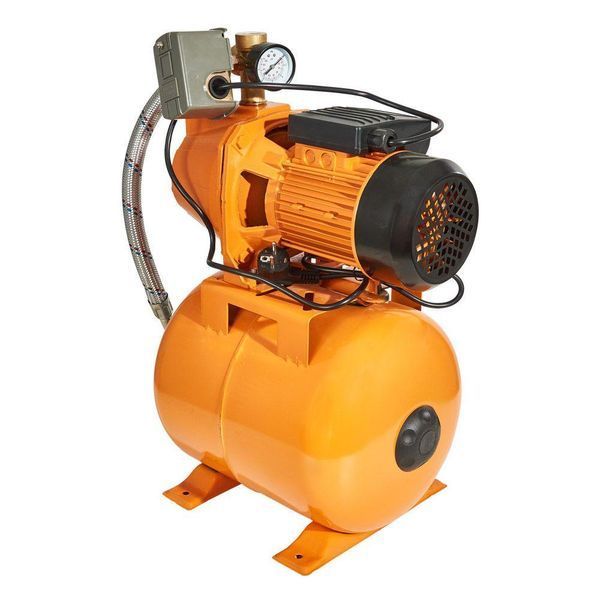 Бытовая насосная станция струйная Powercraft ADJ 1100-5060: 1100 Вт, 60 л/мин гидрофор для дома ADJ 1100-5060 фото