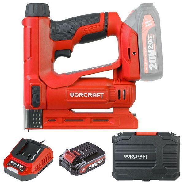 Аккумуляторный комбинированный гвоздозабиватель WORCRAFT CNS-S20LiCM (13286) кейс + АКБ 13286 фото
