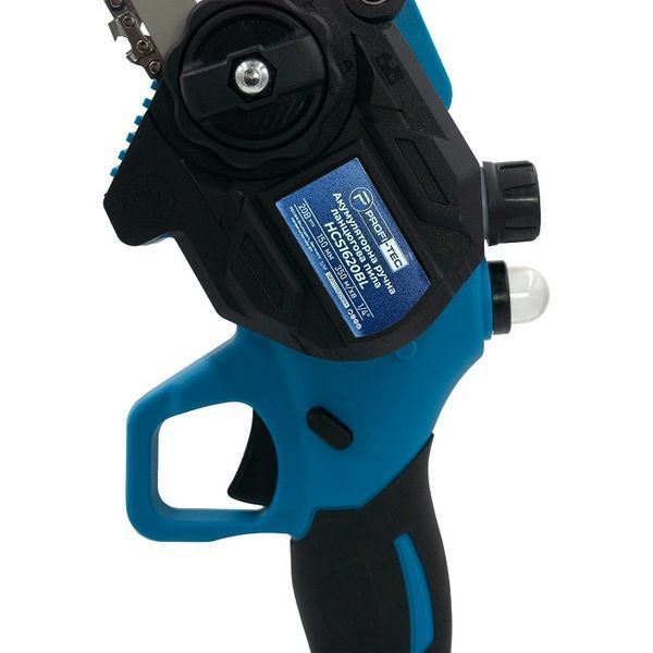 Акумуляторна ланцюгова пила PROFI-TEC HCS1620BL HomeLine : з АКБ 2шт-20V 2.0 Аh, шина 20 см 006305 фото