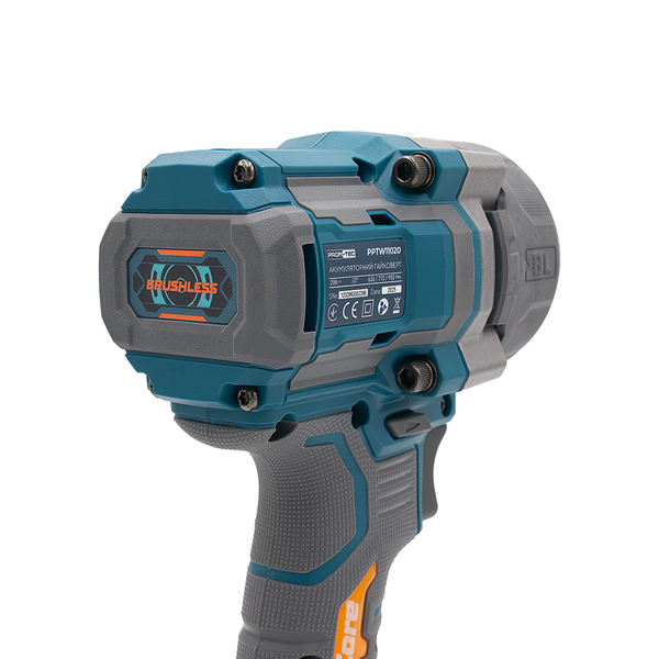 Акумуляторний гайковерт до 1100 Нм PROFI-TEC PPTW11020 UltraCore (2&times;акум (4.0 Аг), зарядне, сумка) 008271 фото
