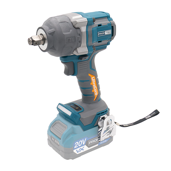 Акумуляторний гайковерт до 1100 Нм PROFI-TEC PPTW11020 UltraCore (2&times;акум (4.0 Аг), зарядне, сумка) 008271 фото