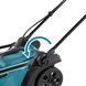 Газонокосилка аккумуляторная Makita DLM330SM : с АКБ 18V 4.0 Ah, ширина скош. 33 см DLM330SM фото 5
