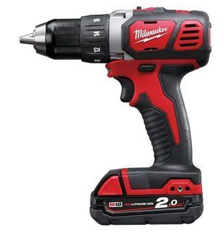 Потужний дриль-шурупокрут Milwaukee M18 BDD-202C Lі-Іon : АКБ 18V, 2 Аh, 50 Нм, 2 акума + зарядне + кейс 4933443555 4933443555 фото