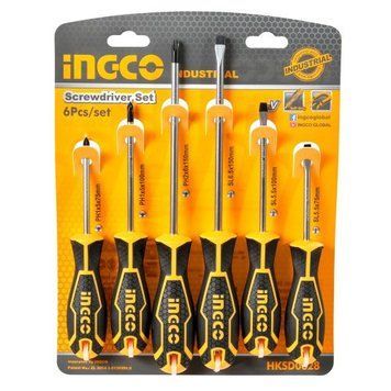 Набір викруток 6 шт. INGCO INDUSTRIAL (HKSD0628) HKSD0628 фото