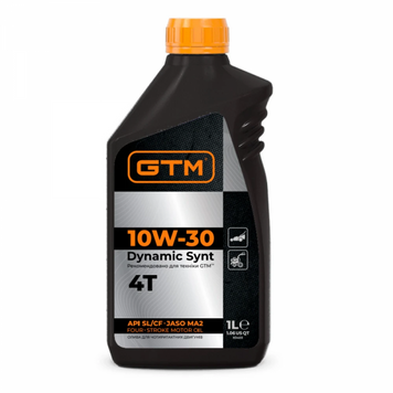 Мастило для чотиритактного двигуна GTM Dynamic Synt 10W-30 1 л 83403 фото