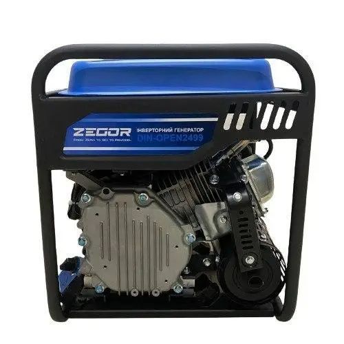 Профессиональный бензиновый генератор инверторного типа ZEGOR DIN-OPEN 2499: 2.3/2.5кВт, медная обмотка DIN-OPEN 2499 фото