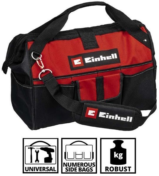 Набор аккумуляторных инструментов EINHELL TK 18/3 Li (CD+AG+HD+2 Battery+Bag) : с АКБ 2шт-18V 3.0Ач+ЗП 4514305, 4513970, 4431155 фото