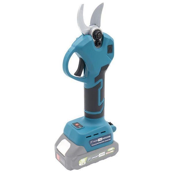 Аккумуляторный секатор PROFI-TEC HES20BL HomeLine: с АКБ 2шт-20V 2.0 Аh+ЗУ, диаметр реза 30/45 мм 006307 фото