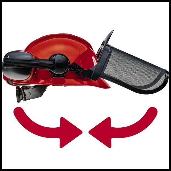 Качественный защитный шлем Einhell BG-SH 2 : для размера головы 52 - 66 см, вес 840 г. 4500480 4500480 фото