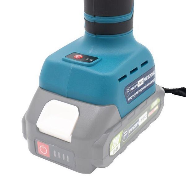 Аккумуляторный секатор PROFI-TEC HES20BL HomeLine: с АКБ 2шт-20V 2.0 Аh+ЗУ, диаметр реза 30/45 мм 006307 фото