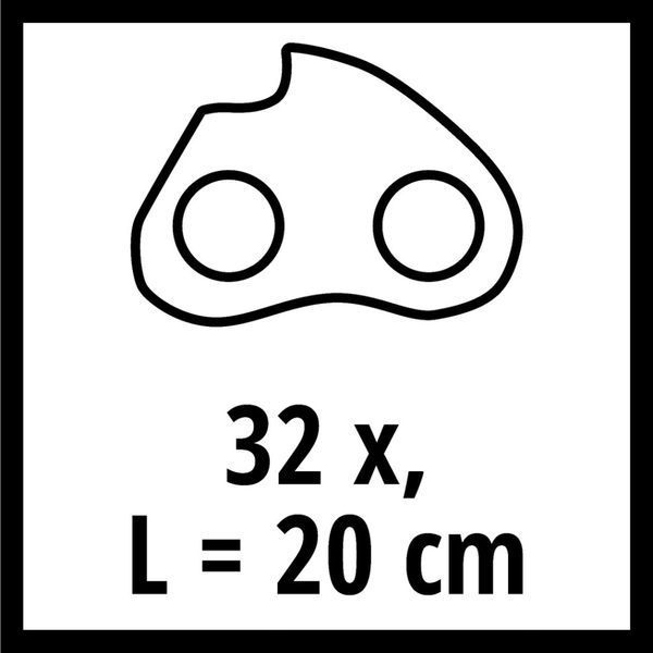 Ланцюг 20см/32 ланки/ 3/10"P/1.1мм EINHELL 4501746 4501746 фото