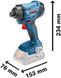 Профессиональный гайкокрут ударный аккумуляторный Bosch Professional GDR 180-LI: без АКБ, 160Нм, щеточный 06019G5124 фото 6