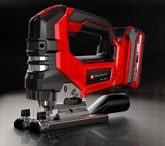 Профессиональный аккумуляторный лобзик ручной Einhell TP-JS 18/135 Li BL - Solo : с АКБ 18В&nbsp;2,5Ah, 3500 об/мин 4321260 4512097 фото