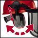 Качественный защитный шлем Einhell BG-SH 2 : для размера головы 52 - 66 см, вес 840 г. 4500480 4500480 фото 4