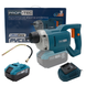 Аккумуляторный вибратор для бетона 1,5м булава PROFI-TEC PCV1535 (1&times;акум (8.0 Ач), зарядное) 008108 фото 1