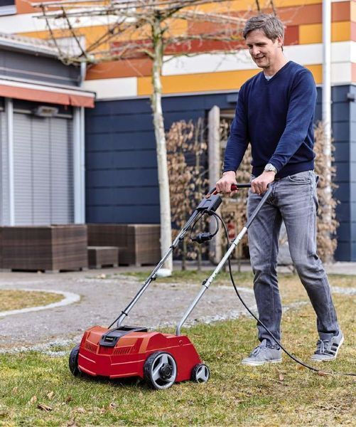 Мощный электрический скарификатор Einhell GC-SA 1231/1 : 1200 Вт, для газонов S=300 м&sup2; (3420630) 3420630 фото