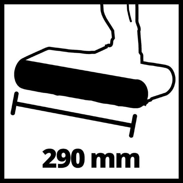 Потужна швабра акумуляторна Einhell CLEANEXXO : з АКБ 18V 2,5Аh, ширина щітки 29 см, 450 об/хв (3437110) 3437110 4512097 фото