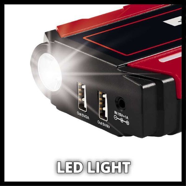 Автомобільний пуско-зарядний пристрій для акумулятора Jump-Start - Power Bank Einhell CE-JS 12 : 12V, 5 годин зарядки (1091521) 1091521 фото