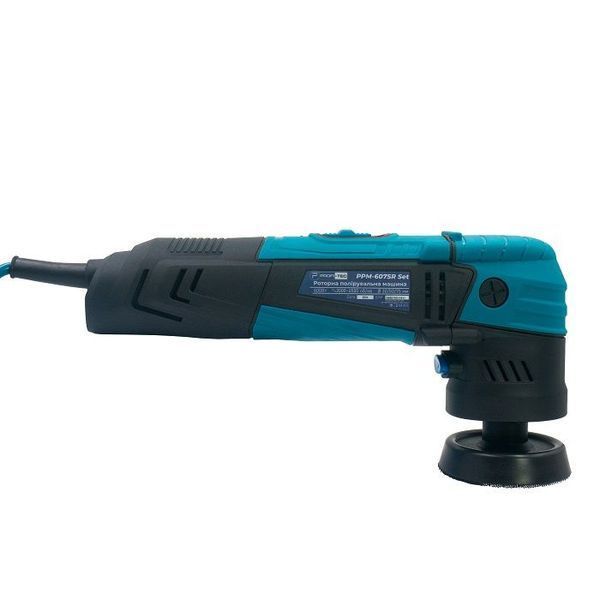Полировальная роторная машина PROFI-TEC PPM-607SR SET : 600 Вт, диски 30/50/75 мм 006066 фото