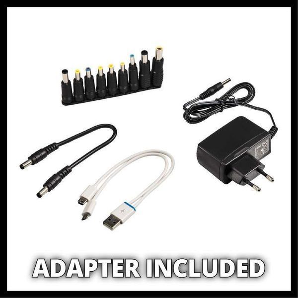 Автомобільний пуско-зарядний пристрій для акумулятора Jump-Start - Power Bank Einhell CE-JS 12 : 12V, 5 годин зарядки (1091521) 1091521 фото