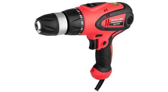 Мощный электрический дрыль START PRO SED-920/2 : 920Вт, 19Нм, 1200 об/мин, вес 1,5 кг SED-920/2 фото