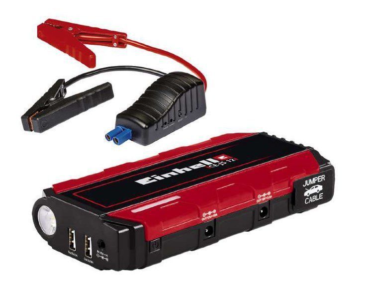 Автомобільний пуско-зарядний пристрій для акумулятора Jump-Start - Power Bank Einhell CE-JS 12 : 12V, 5 годин зарядки (1091521) 1091521 фото
