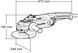Мощная электрическая угловая шлифмашина (болгарка) MAKITA GA9020RF: 2200 Вт, 230мм GA9020RF фото 5