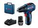 Професійний акумуляторний шуруповерт Bosch GSR 12V-30 : 12V, 30 Hm, до 10мм патрон 06019G9000 06019G9000 фото 2