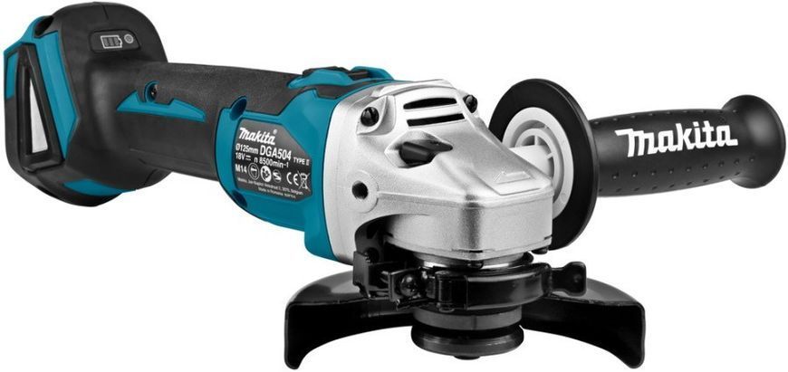 Акумуляторна кутова шліфувальна машина (безщіткова болгарка) Makita DGA 504 Z : 18B (без АКБ) DGA 504 Z фото