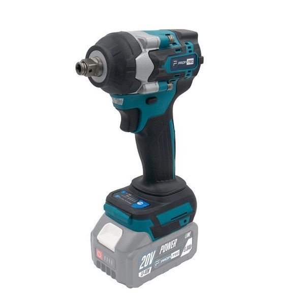 Набор аккумуляторных инструментов PROFI-TEC Combo Set 2 POWERLine DGA20BL+DTW500BL: с АКБ 2шт-20V 5.0Ач+ЗУ 005936 фото
