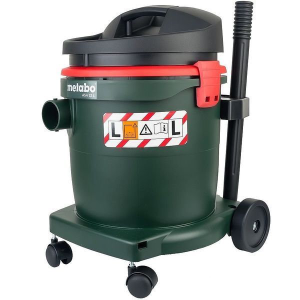 Профессиональный пылесос Metabo ASA 32 L, 1200 Вт, 32 литра, 200 мбар, 3600 л/мин. 602013000 фото