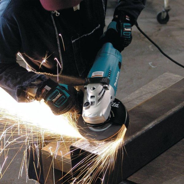 Мощная электрическая угловая шлифмашина (болгарка) MAKITA GA9020 : 2200 Вт, 230мм. GA9020 фото