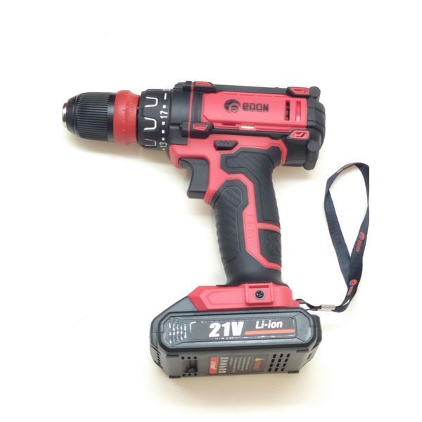 Мощный аккумуляторный шуруповерт Edon AD-21AUN : 21V, 2 Аh, 1450 об/мин, 30 Нм, 2 аккумулятора, зарядное AD-21AUN фото