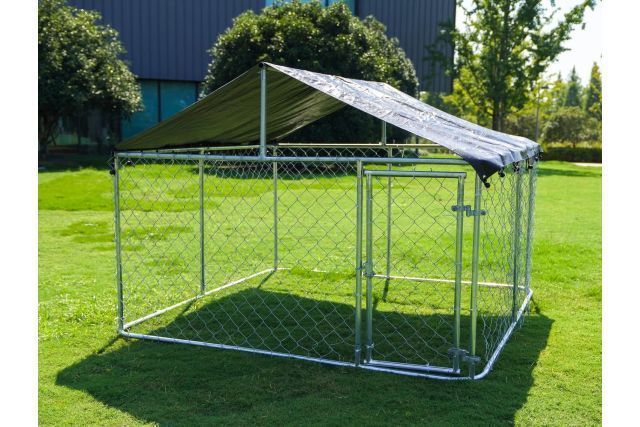Вольер для собак MAST Gartentechnik MT-E33 Размером 3х3х1,8 м, Модульная конструкция из оцинкованной стальной трубы &Oslash;32 мм MT-E33 фото