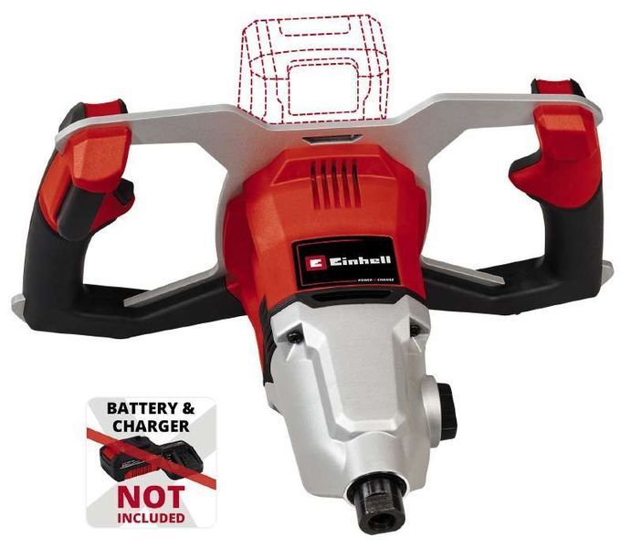 Мощный аккумуляторный строительный миксер-мешалка Einhell TP-MX 18-2 Li BL - Solo: без АКБ 4258770 фото
