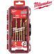 Набор сверл по металлу HSS-G TiN 3.0-10.0мм MILWAUKEE RedHex 4932493865 (10шт./хвостовики Hex 1/4") 4932493865 фото 1