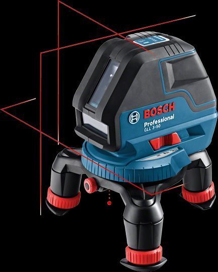 Профессиональный лазерный нивелир Bosch GLL 3-50 + BM1 + L-BOXX (0601063802): 4 батарейки 1,5 В LR6 0601063802 фото