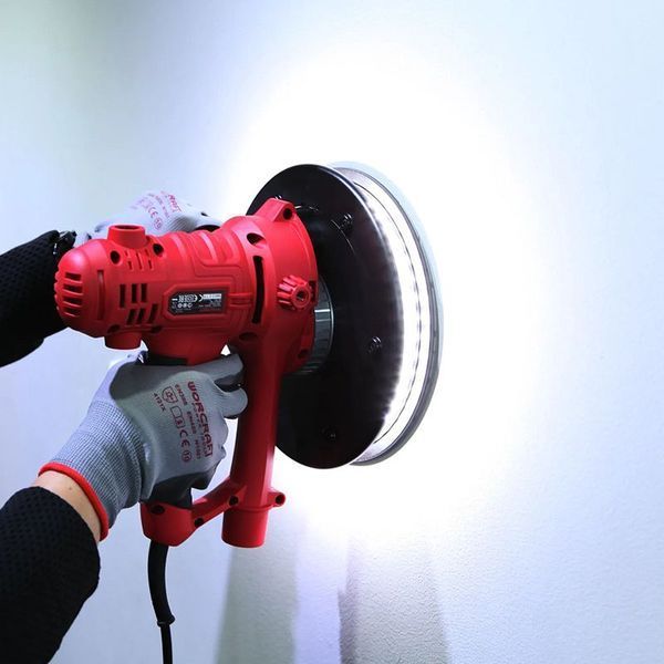 Шлифовальная машина для стен WORCRAFT DS08-180 (13046) с LED 13046 фото