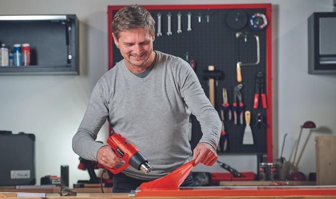 Професійний промисловий фен (будівельний фен) Einhell TH-HA 2000/1 : 2 кВт, 550 градусів (4520179) 4520179 фото