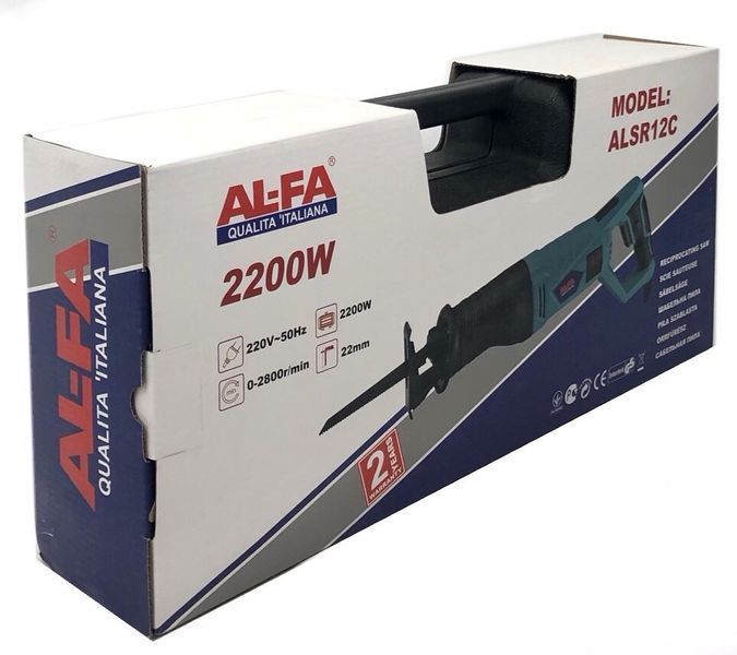 Сабельная пила (электроножовка) 2200Вт AL-FA ALSR12C Польша ALSR12C фото