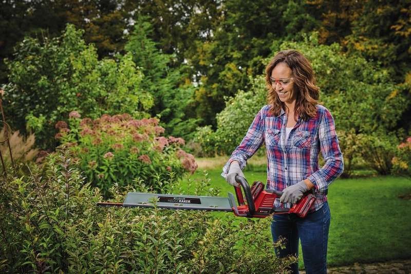Потужний кущоріз акумуляторний Einhell GE-CH 36/61 Li-Solo : з АКБ 2шт-18 V 3.0Ah, довжина шини/ножа 67 см / 61 см 3410965 4512098 фото