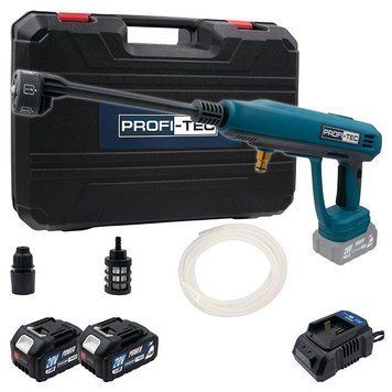 Мийка високого тиску аккумуляторная PROFI-TEC PHPW3020 POWERLine : з АКБ 18V 4.0Ah, 30 бар 006559 фото