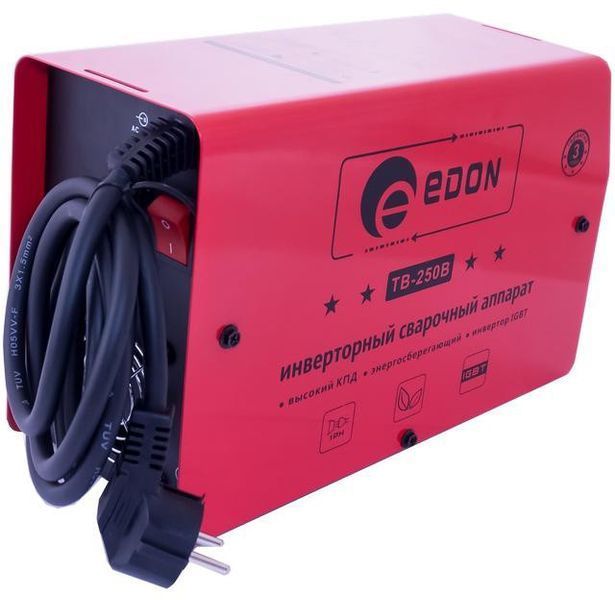 Сварочный инверторный аппарат (сварка) Edon TB-250B: 4.5 кВт, 250 А TB-250B фото