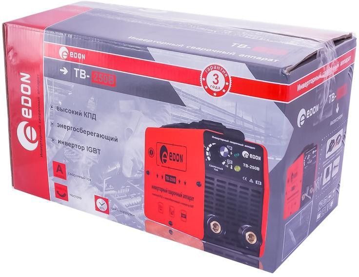 Сварочный инверторный аппарат (сварка) Edon TB-250B: 4.5 кВт, 250 А TB-250B фото