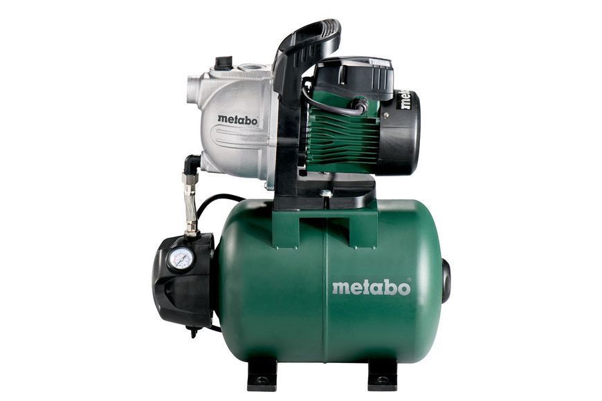 Бытовая насосная станция Metabo HWW 4000/25 G : 1100 Вт, 67 л/мин гидрофор для дома и дачи 600971000 600971000 фото