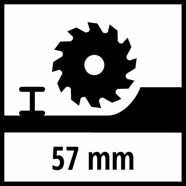 Пила циркулярная аккумуляторная Einhell TE-CS 18/165-2 Li - Solo (18В/каркас) 4331230 фото
