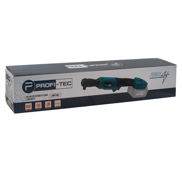Акумуляторний кутовий гайковерт PROFI-TEC DWR1110BL POWERLine : без АКБ, 50Нм, 800 об/хв, безщітковий 005960 фото