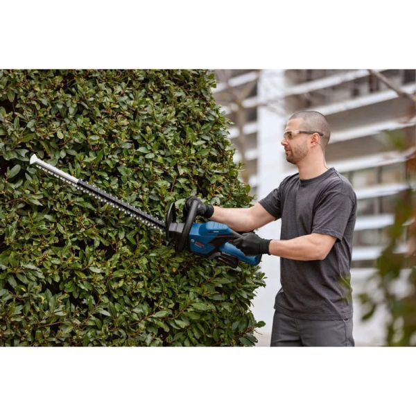 Кусторез аккумуляторный BOSCH GHE 18V-60 (акум 4а и зарядка) 06008C9000+1600A01B9Y фото