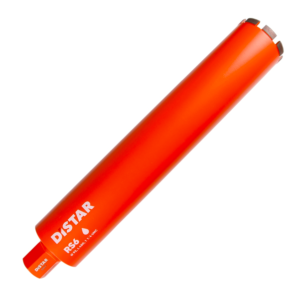 Качественное алмазное сверло Distar DDS-W 092X450X1 1/4 UNC RS6 : &empty; 92мм х 450мм, бетон армированный 10170085227 фото