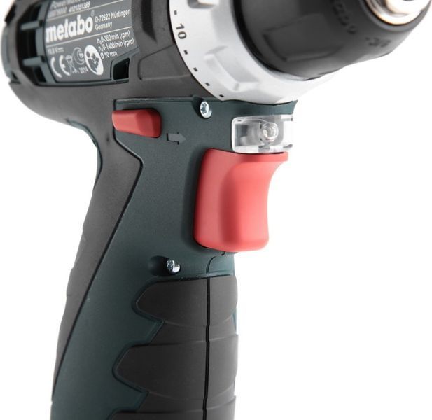 Акумуляторний шуруповерт Metabo PowerMaxx BS Basic 2х2,0 Ач пластиковий чемодан (600080500) 600080500 фото